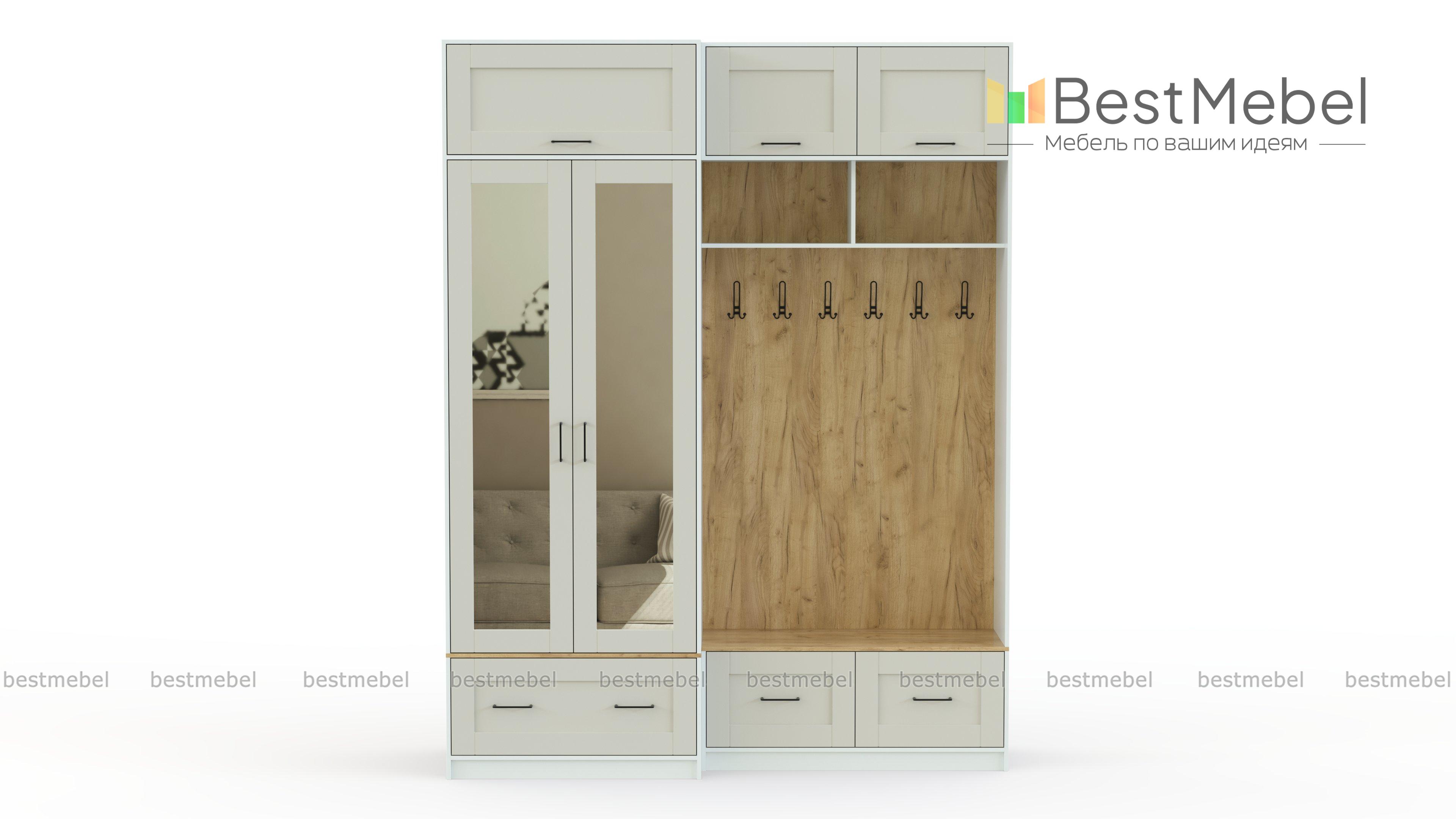 Прихожая Лазурь 13 BMS - Фото