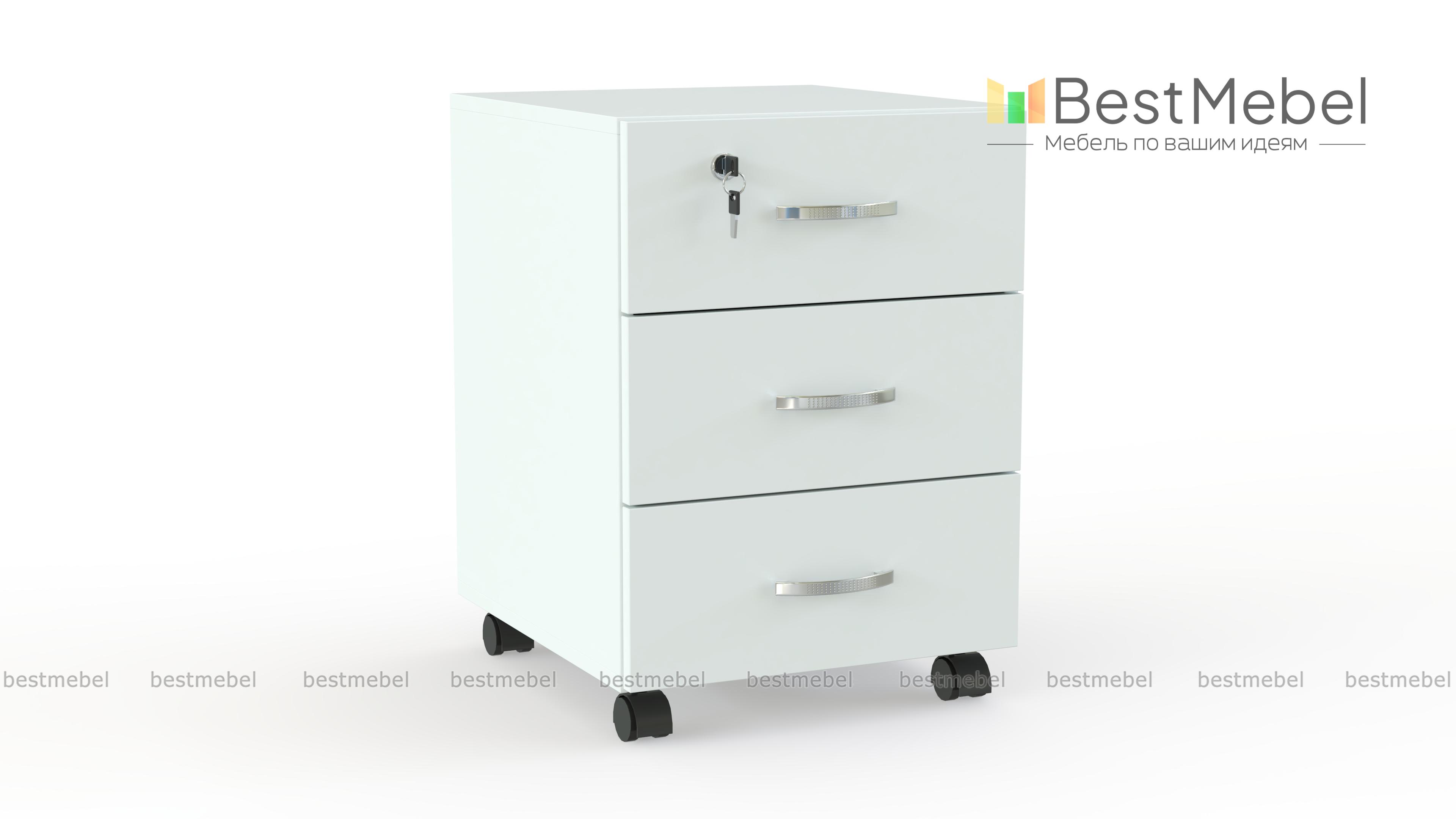 Тумба Мобильная с замком S2 BMS - Фото