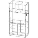 Схема сборки Компьютерный стол-трансформер Галатея 4 BMS