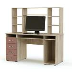 Компьютерный стол Милак глянец 14 BMS - Фото 1