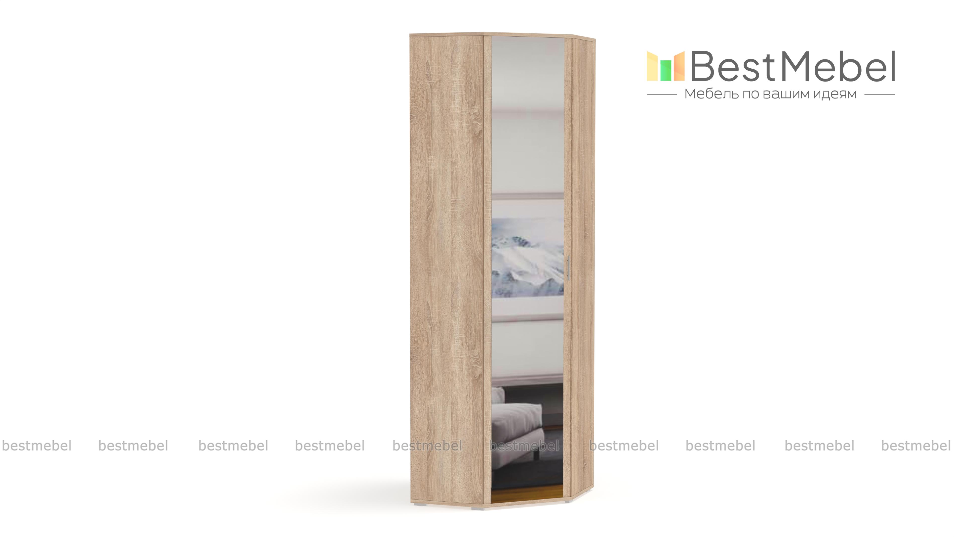 Шкаф угловой Ирис 27 BMS - Фото