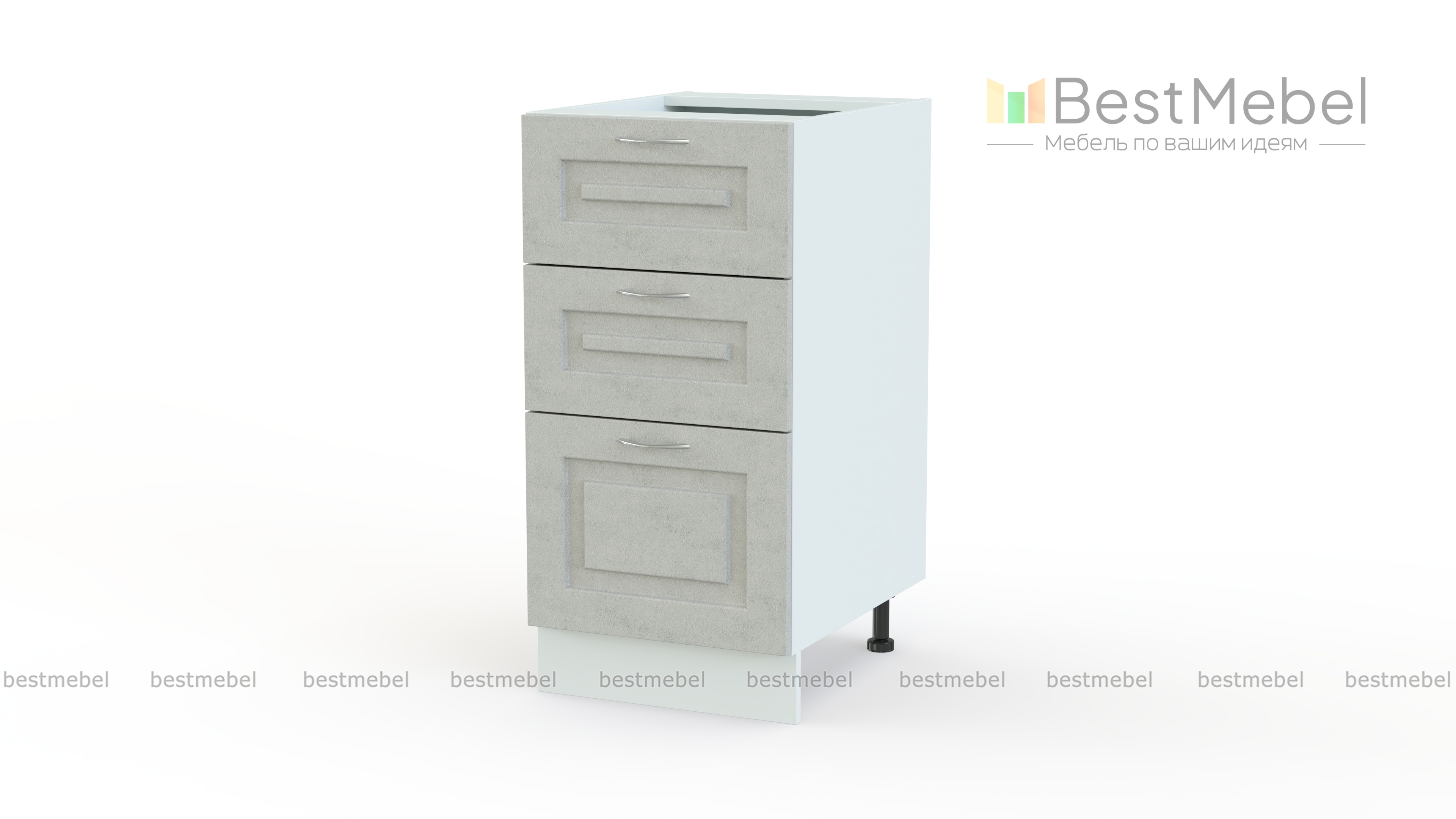 Шкаф нижний Гарда 300 3 ящика BMS