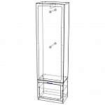 Схема сборки Вешалка-гардеробная Olivia 1DZ BMS