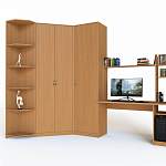 Угловой шкаф со столом Фан-10 BMS - Фото 10