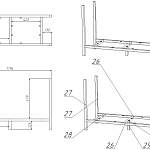 Схема сборки Комод Шалфей Лайт 1 BMS