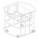 Чертеж Журнальный стол Иванна 5 BMS