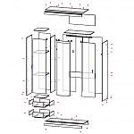 Чертеж Шкаф-купе Алиса 20.20 BMS
