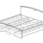 Чертеж Кровать Янна 5 BMS