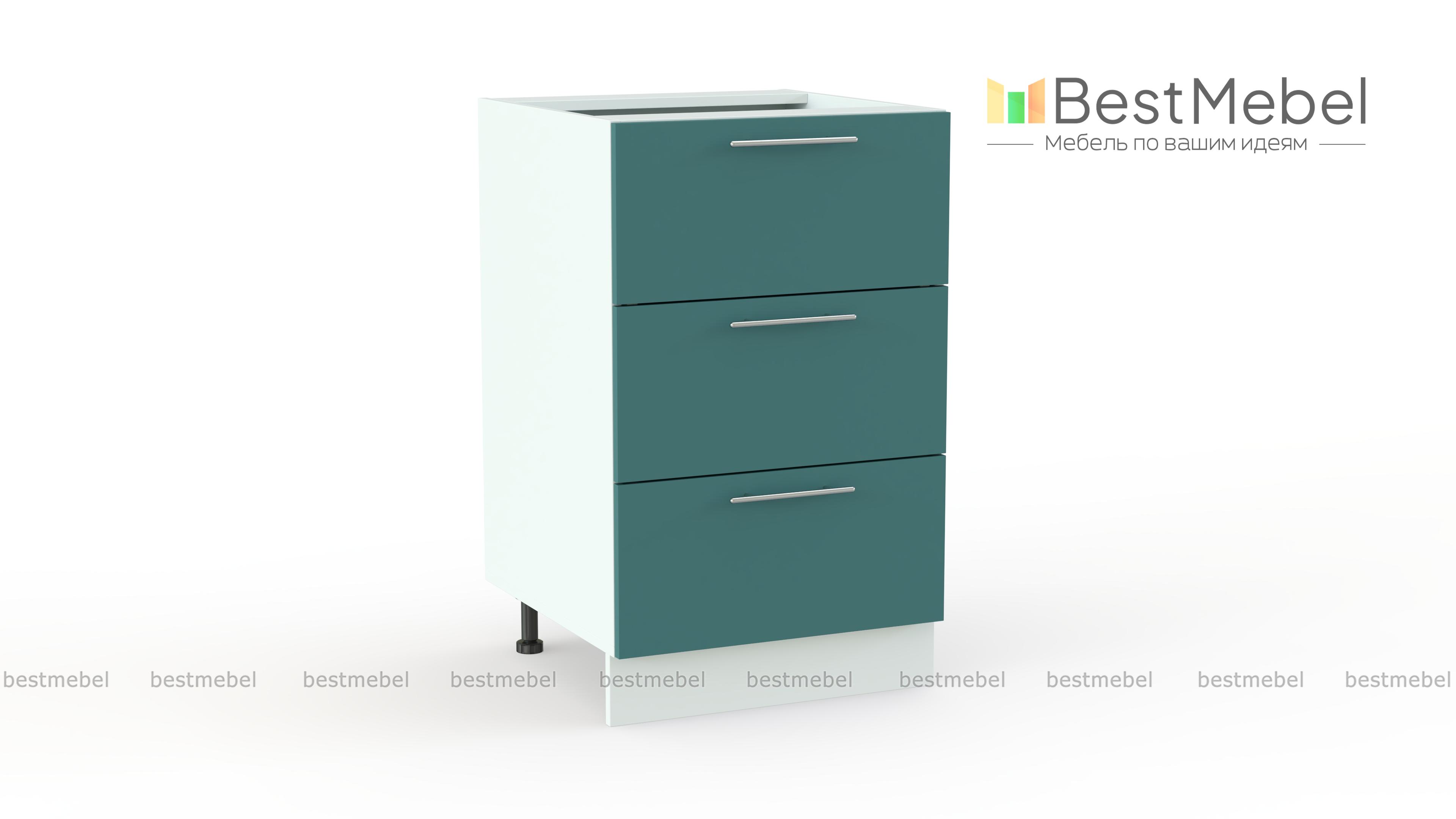 Шкаф нижний с 3-мя ящиками Vento 3 BMS - Фото