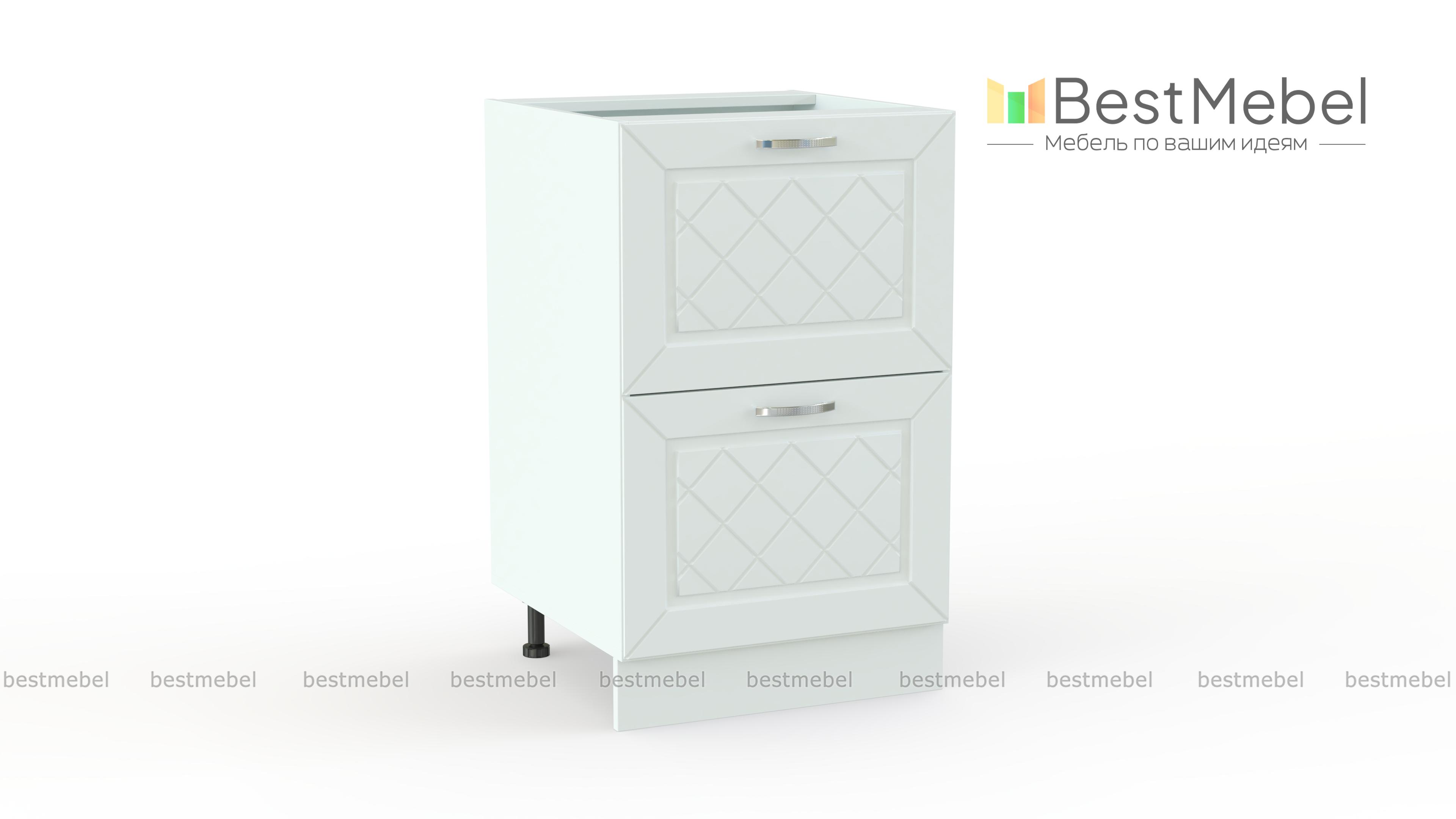 Шкаф нижний 2 ящика Агава BMS - Фото