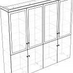 Схема сборки Шкаф для документов Марк - 36 BMS