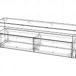 Чертеж Тумба под ТВ RTV 160 BMS