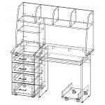 Чертеж Компьютерный стол Пентиум 4 BMS