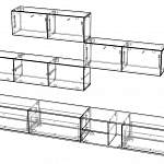 Чертеж Стенка Глянец люкс 21 BMS