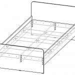 Чертеж Кровать Мика BMS