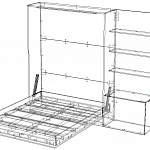 Чертеж Шкаф-кровать с диваном Нью-2 BMS