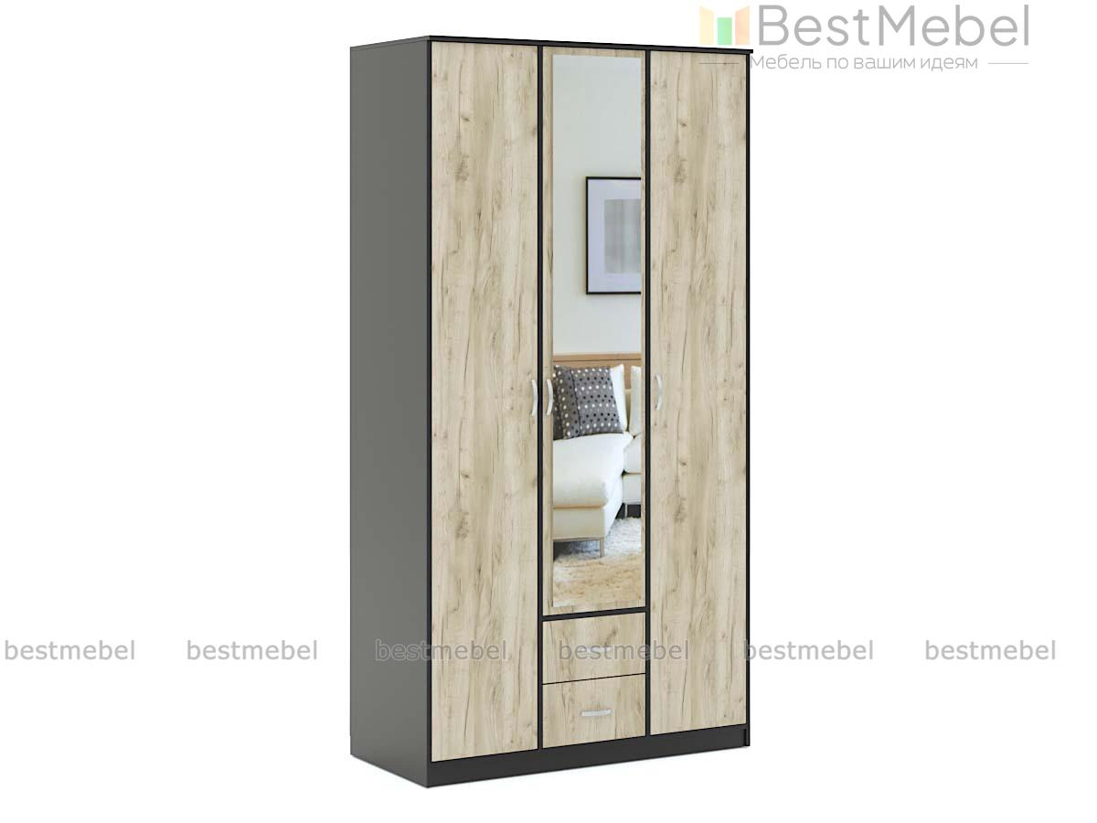 Шкаф Карина 3-х дверный BMS - Фото