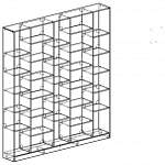 Чертеж Стеллаж Лора №17-2 BMS