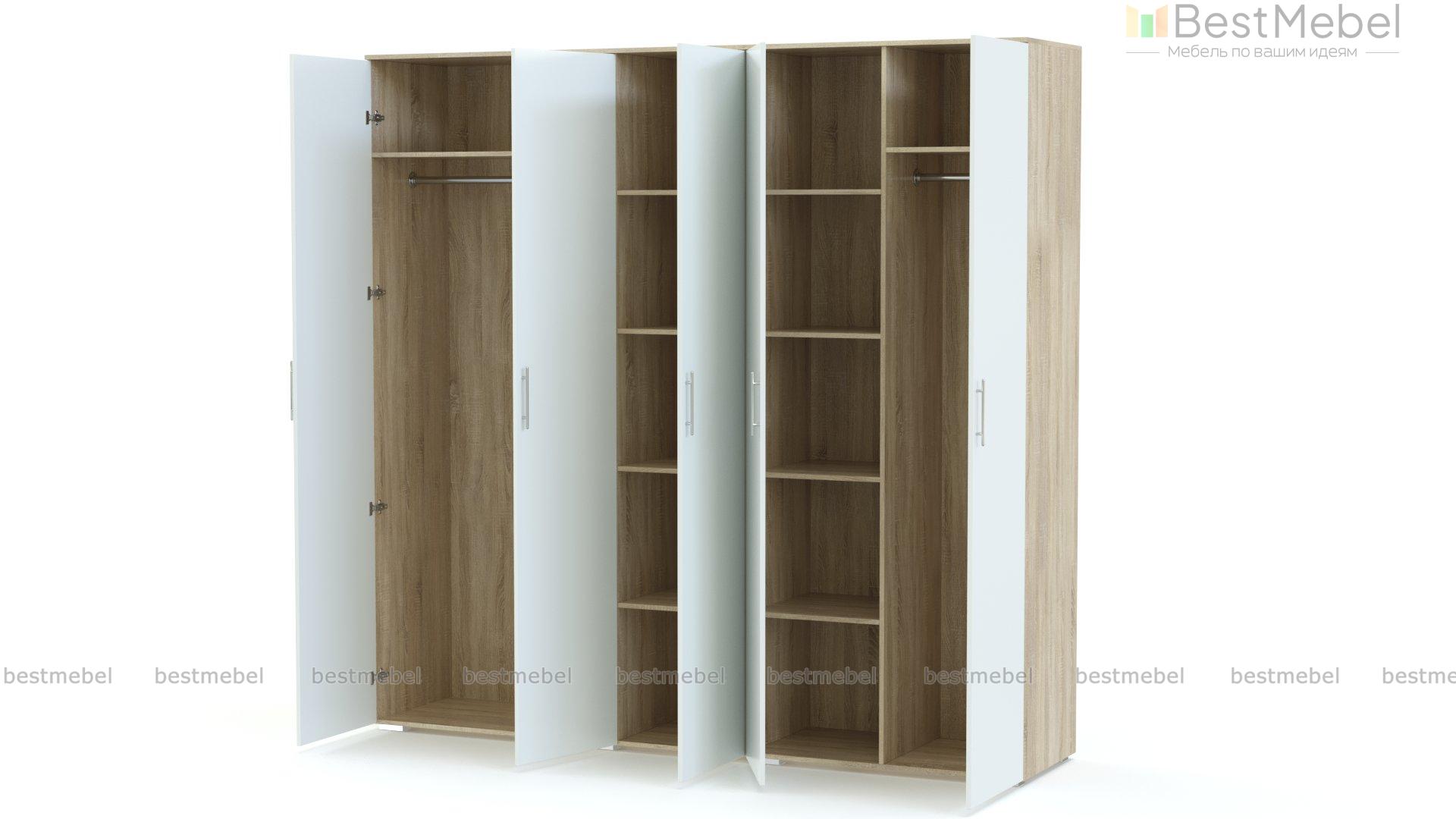 Распашной шкаф Марьяна-7 BMS - Фото