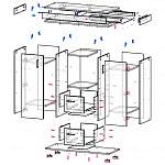 Схема сборки Комод Мира К-4.2 BMS