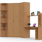 Угловой шкаф со столом Фан-10 BMS - Фото 3