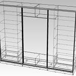 Чертеж Шкаф-купе Mod 5858 BMS