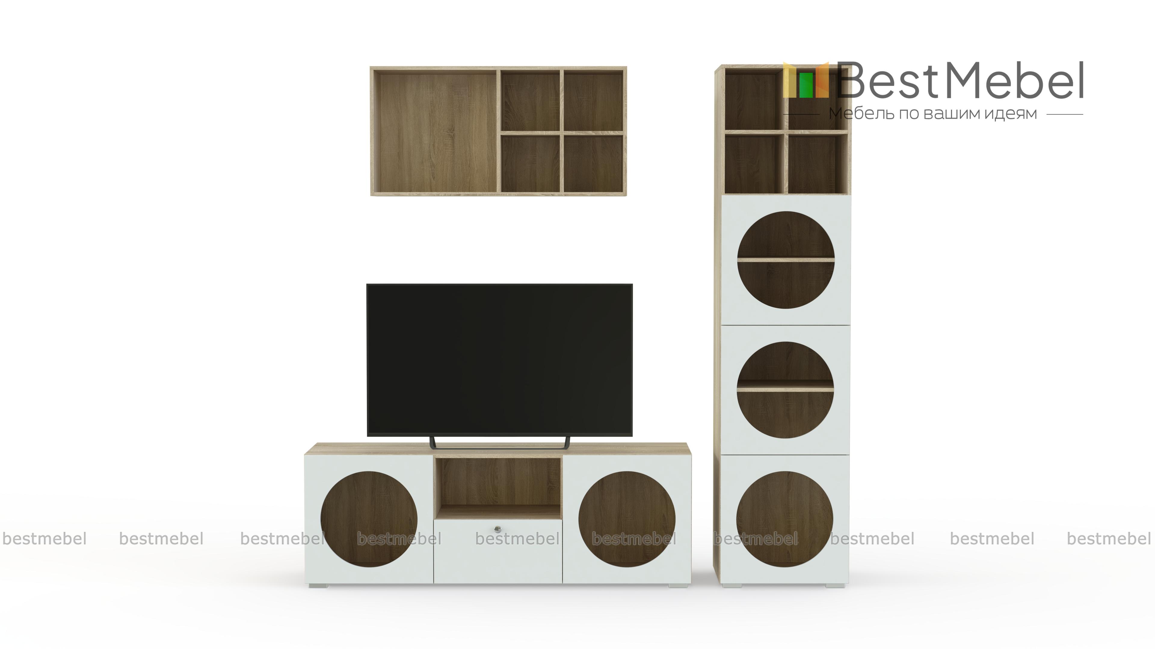 Стенка для гостиной Авелин 2 BMS - Фото