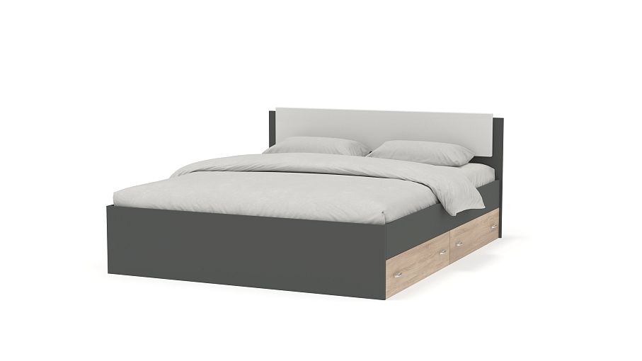 Кровать двуспальная Виктория Эко BMS - Фото