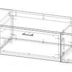 Чертеж Тумба под ТВ Киото 908 BMS