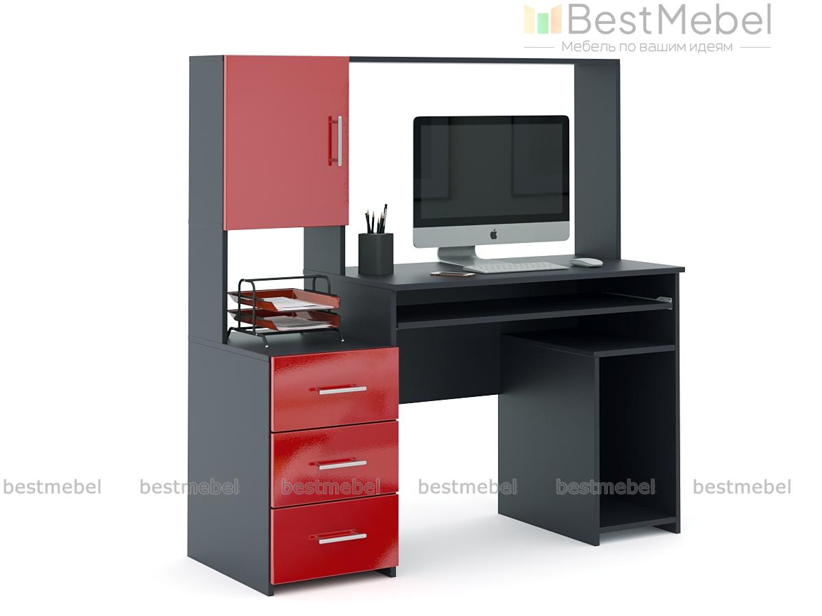 Компьютерный стол Марти глянец 9 BMS - Фото