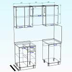 Схема сборки Кухня Елизавета Мини BMS