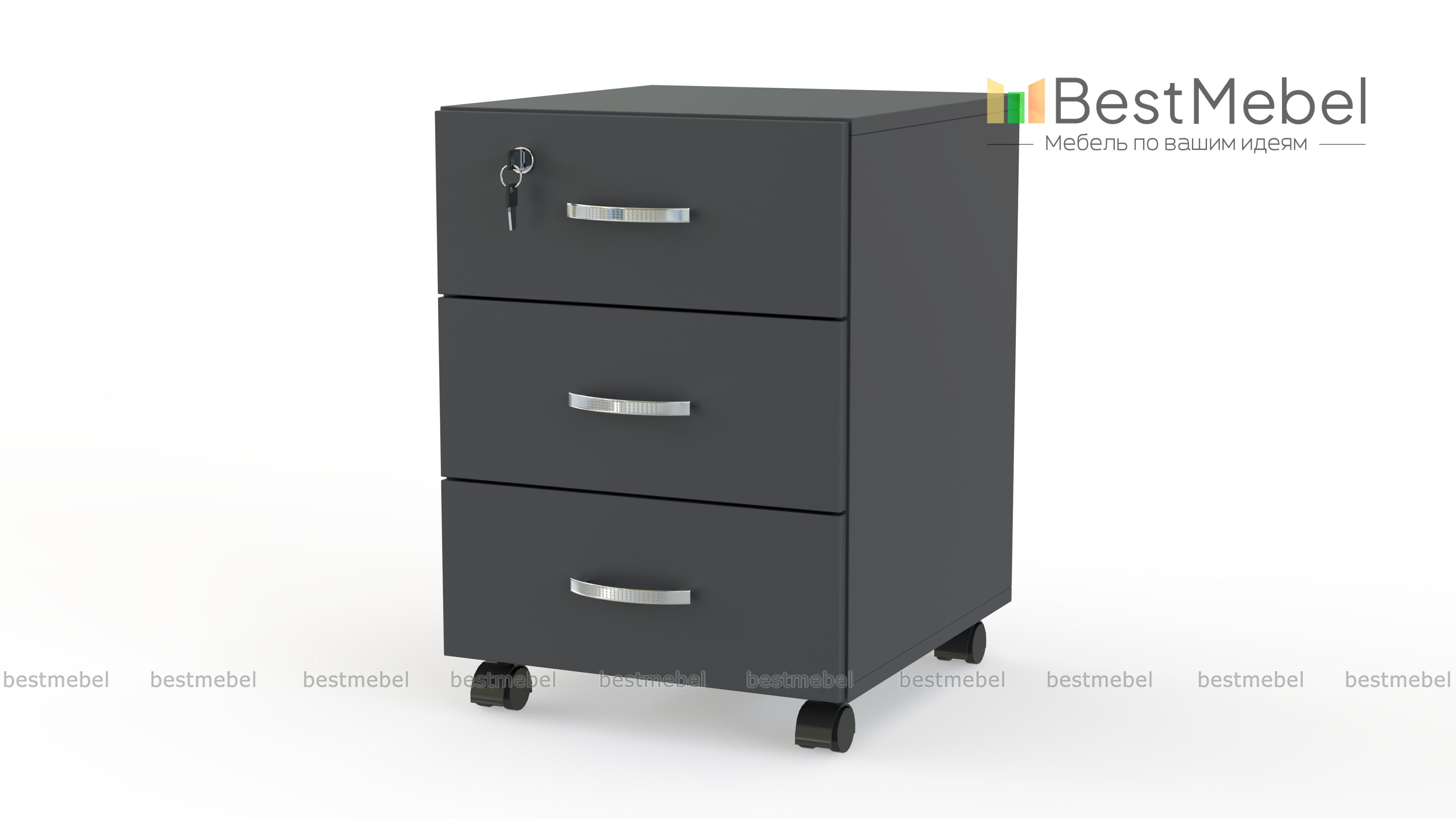 Тумба Мобильная с замком S2 BMS - Фото