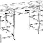 Компьютерный стол Роми 12 BMS