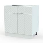 Шкаф нижний с 2-мя дверцами и ящиком Анаис BMS - Фото 1