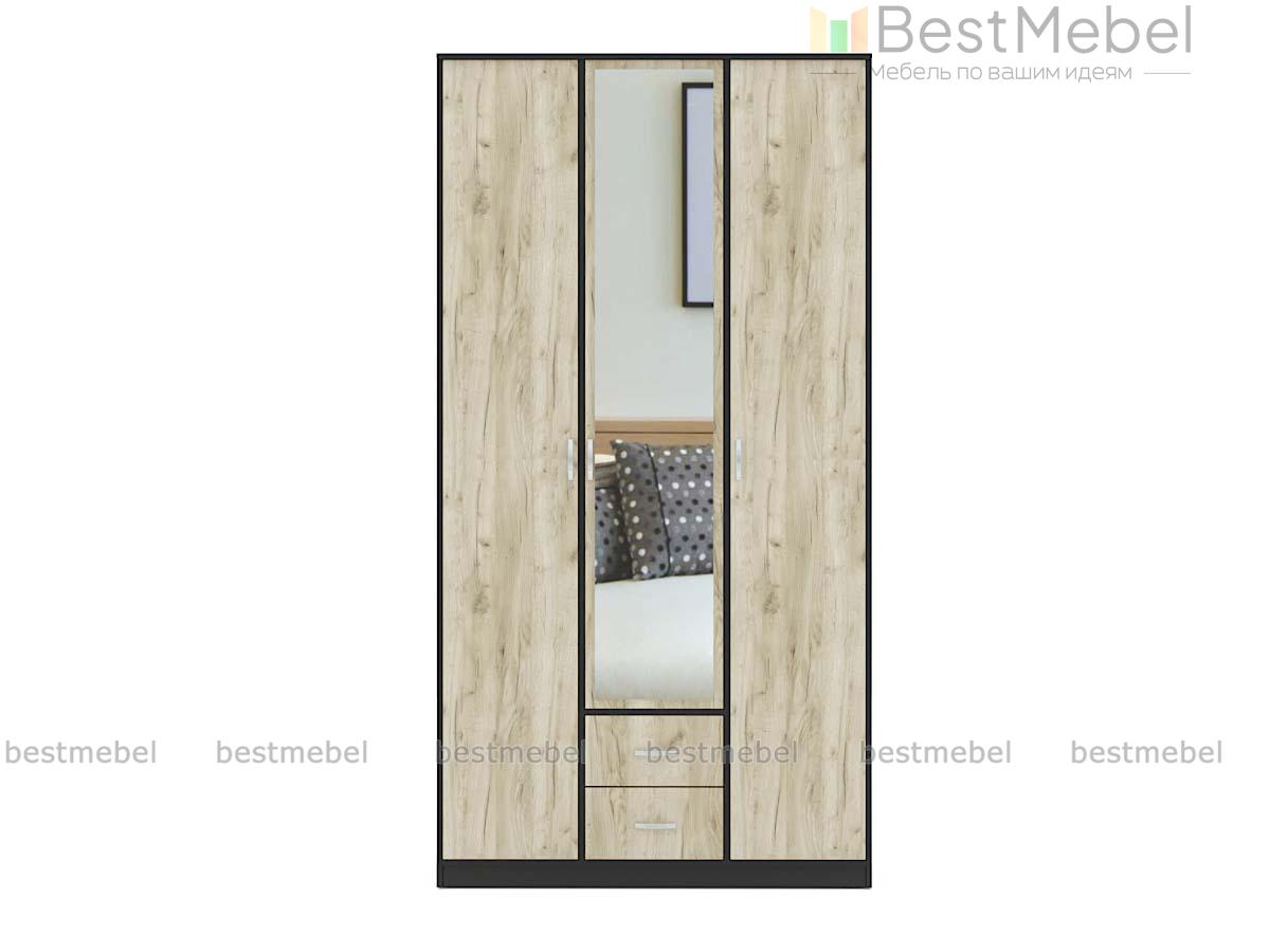 Шкаф Карина 3-х дверный BMS - Фото