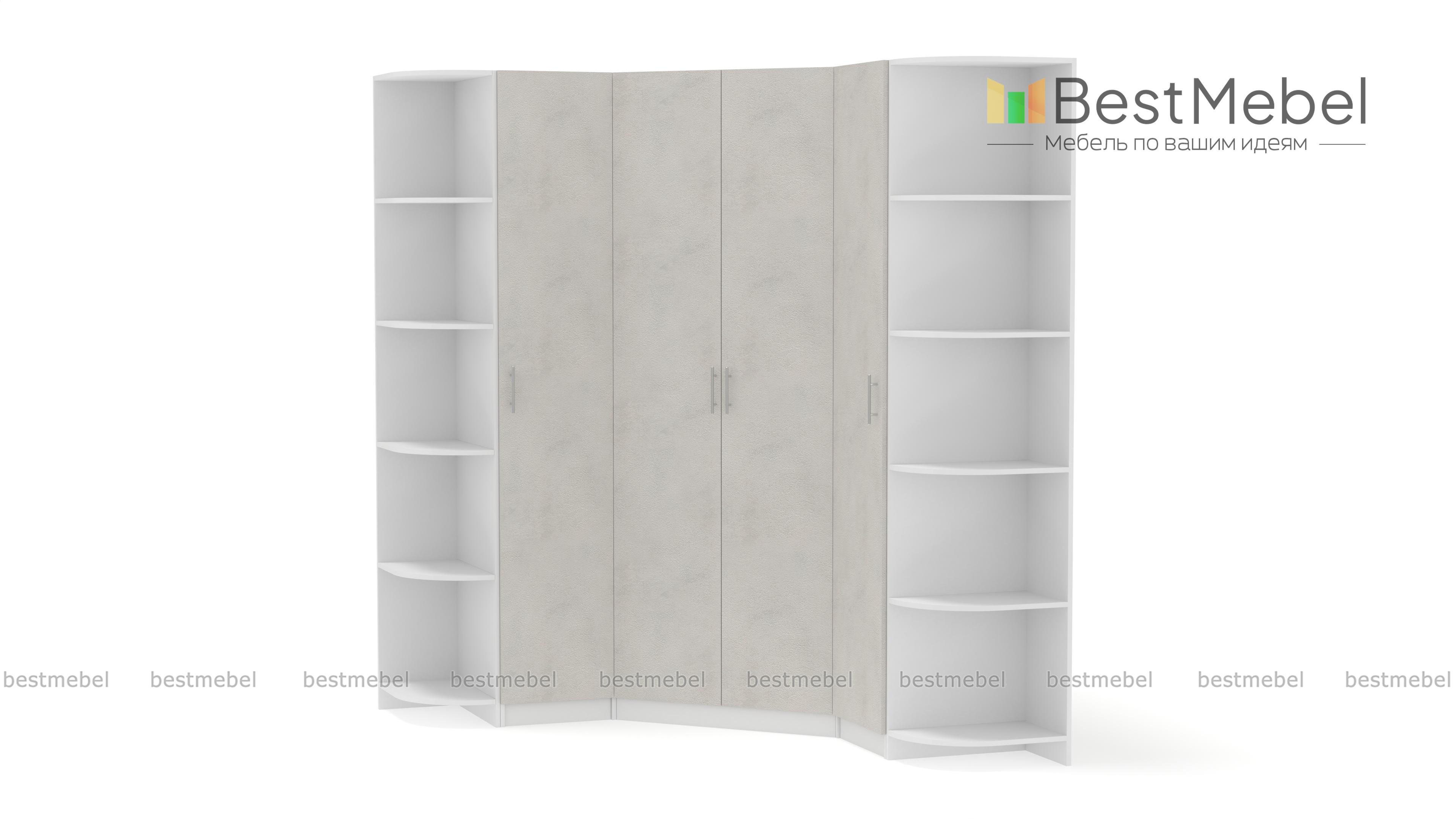 Шкаф угловой Мерлин-16 BMS - Фото