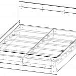 Чертеж Кровать Яна BMS